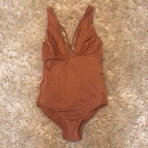Rust color Sunnie bodysuit size M